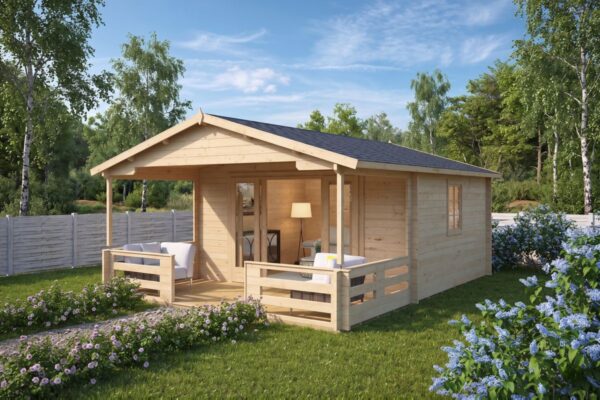 Vierasmaja 15m² / 6 x 4 m / 44mm
