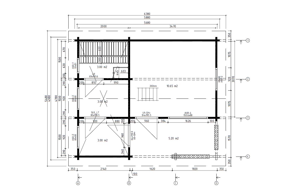 Pihasauna “Karina” 27m² / 6 x 5 m / 70mm | G0092 Pihasauna 27m² / 6 x 5 m / 70mm