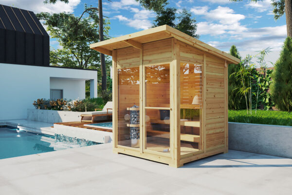 Pieni pihasauna 3m² / 2 x 2 m