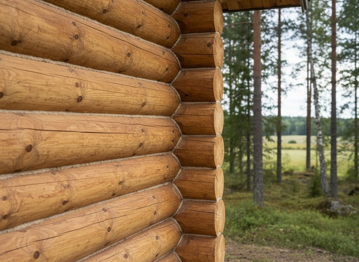 Pohjoismainen kuusihirsiseinärakenne