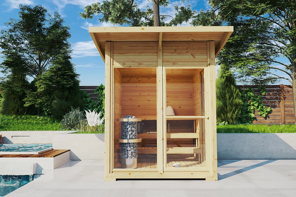 Pieni pihasauna 3m² / 2 x 2 m